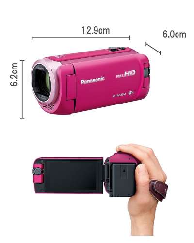Panasonic HD Video Camera W585M 64GB Pink HC-W585M-P New in Box